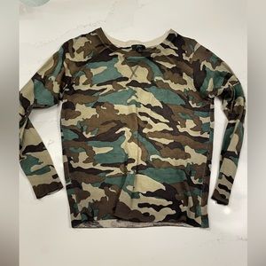Jcrew camo sweater